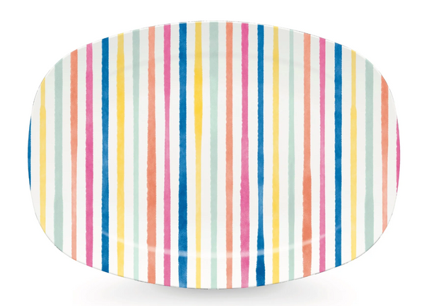 Confetti Simple Stripes Platter
