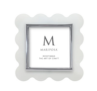 Mod Scallop Frame | White