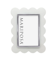Mod Scallop Frame | White