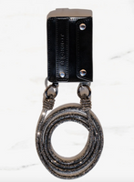 Phonepack Leather Wallet | 50" Gunmetal Strap