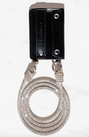 Phonepack Leather Wallet | 50" Crystal Strap