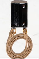 Phonepack Leather Wallet | 56" Champagne Bubbles Strap