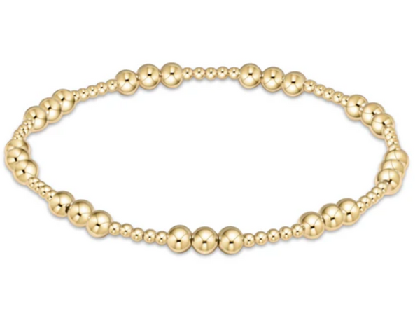 Classic Joy 4mm Gold Bead Bracelet