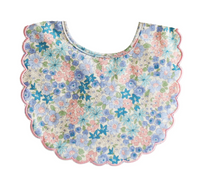 Scallop Bib | Liberty Blue