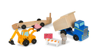 Wooden Dump Truck & Loader