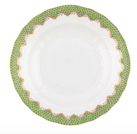 Fish Scale Dessert Plate | Green