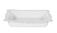 Berry & Thread Rectangular Baker | White