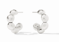 Solara Nova Silver Hoop | Large