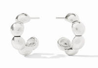 Solara Nova Silver Hoops | Medium
