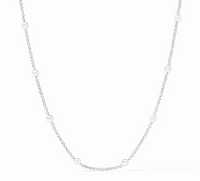 Solara Delicate Station 43.5" Necklace | Silver