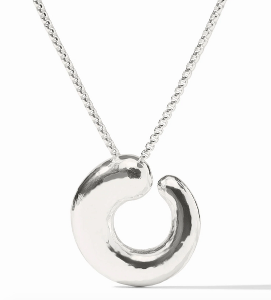 Solara Spiral Pendant | Silver