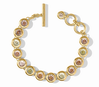 Rainbow Tennis Bracelet | Champagne Radiance
