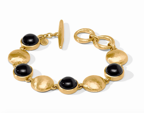 Solara Stone Bracelet | Obsidian Black