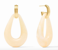 Carnaby Doorknocker Earrings | Ivory
