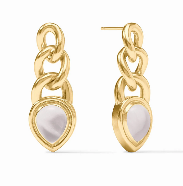 Dolce Earrings | Iridescent Clear Crystal