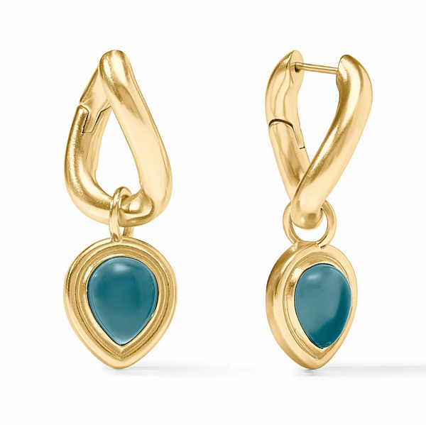 Dolce Hoop & Charm Earrings | Montana Blue