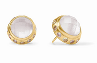 Rainbow Stud | Iridescent Clear Crystal