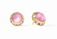 Rainbow Stud | Iridescent Tourmaline Pink