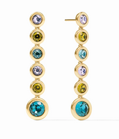Rainbow Tier Earrings | Blue Twilight