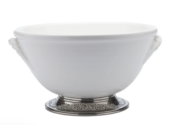 Tuscan Footed Bowl with Rope Handles