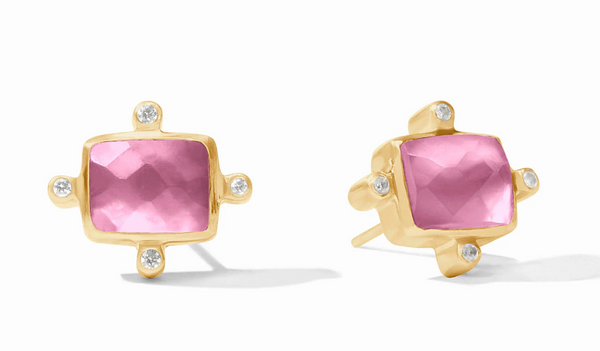 Clara Stud | Iridescent Tourmaline Pink