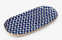 Small Canape Tray | Dot Cobalt