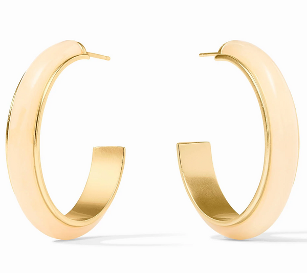 Carnaby Ivory Hoop | Large