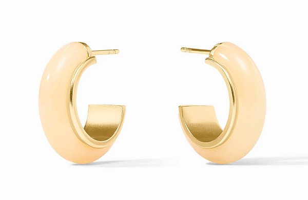 Carnaby Ivory Hoop | Small