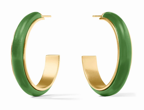 Carnaby Palmetto Green Hoop | Large