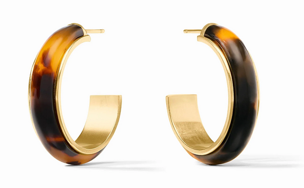 Carnaby Tortoiseshell Hoop | Medium