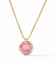 Rainbow Delicate Necklace | Iridescent Tourmaline Pink