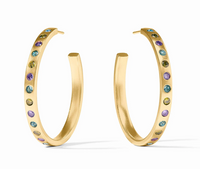 Rainbow Large Hoop | Blue Twilight