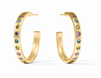 Rainbow Medium Hoop | Blue Twilight