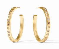 Rainbow Large Hoop | Champagne Radiance