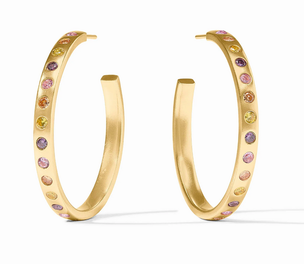 Rainbow Large Hoop | Pink Dawn
