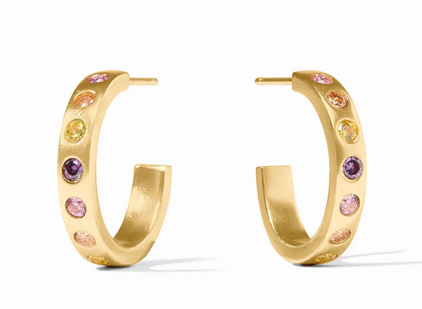 Rainbow Small Hoop | Pink Dawn