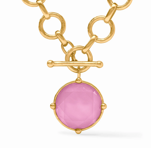Honeybee Demi Necklace | Iridescent Tourmaline Pink