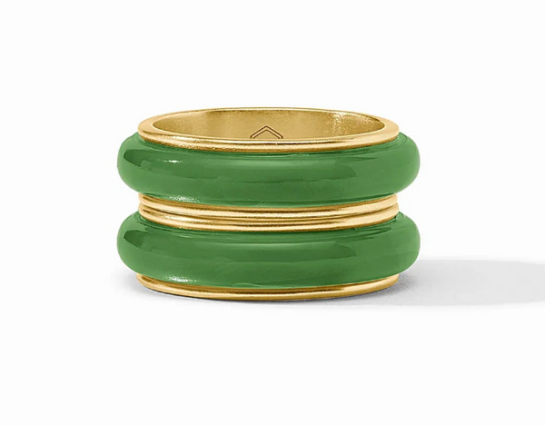 Carnaby Palmetto Green Ring | Size 7