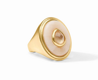 Carnaby Ivory Statement Ring | Size 8
