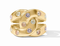 Rainbow Champagne Radiance Infinity Ring | Size 7
