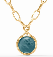 Solara Statement Necklace | Iridescent Montana Blue