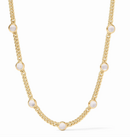 Dolce Delicate Station Necklace | Iridescent Clear Crystal