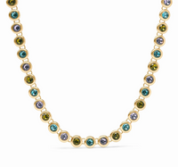 Rainbow Tennis Necklace | Blue Twilight