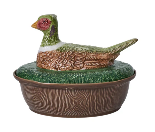 Forest Walk Pheasant Baker w/Lid