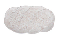 Le Panier Mystic Knot Hostess Tray | White