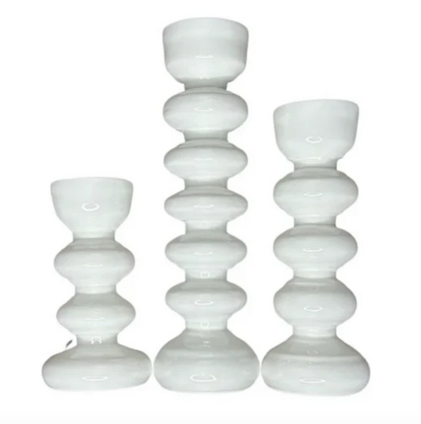 Candlestick Large | Off White