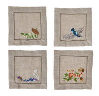 Forest Walk Cocktail Napkin Set 4 | Assorted
