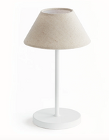 Alluna Cordless Lamp w/Ecru Linen Shade