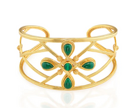 Monique Gem Cuff | Malachite