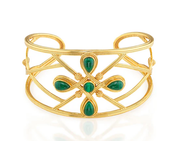 Monique Gem Cuff | Malachite